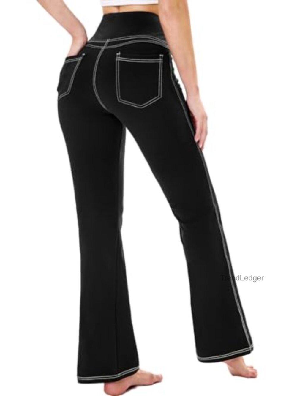 Flare Leggings Women High Waisted Bootcut Workout Yoga Pants Tummy Control